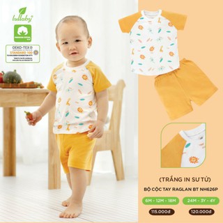 Bộ cộc tay raglan bé trai lullaby nh626p - ảnh sản phẩm 2