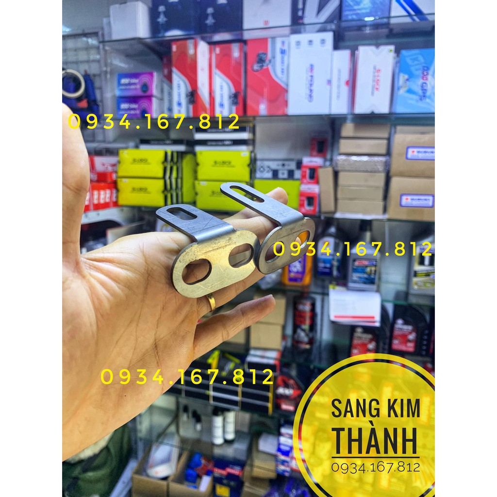 Cặp Pat Inox 304 Gắn Đèn Bi Cầu Mini Trên Chân Phuột Xe Winner Và Exciter 150 Cải Tiến