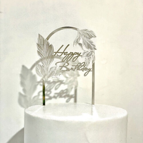 Topper Trang Trí Bánh Kem Chữ Happy Birthday