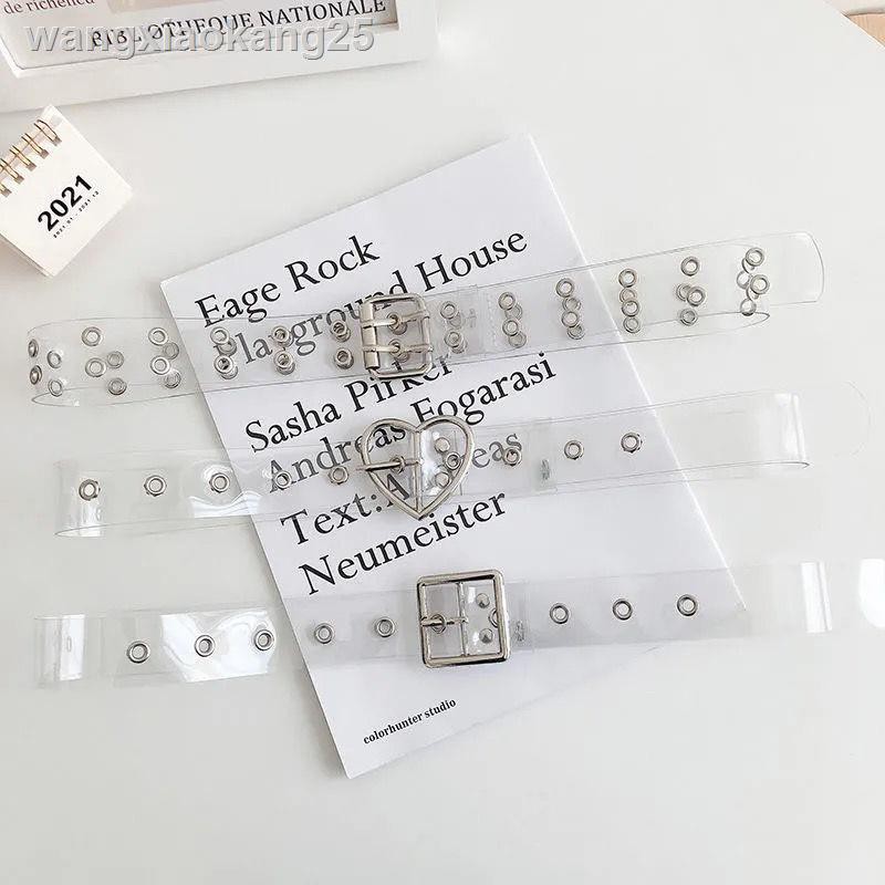 Áo Thun Tay Ngắn Cổ Tròn In Hình Thời Trang Cá Tính♂Thắt Lưng Trong Suốt Phối Khóa Trái Tim Xinh Xắn Cho Nữ | BigBuy360 - bigbuy360.vn