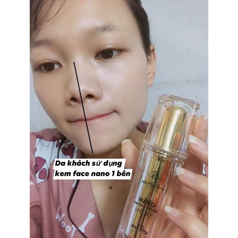 Kem Face Nano Huyền Phi - Dưỡng Trắng Căng Bóng - Chống Nắng Makeup | BigBuy360 - bigbuy360.vn