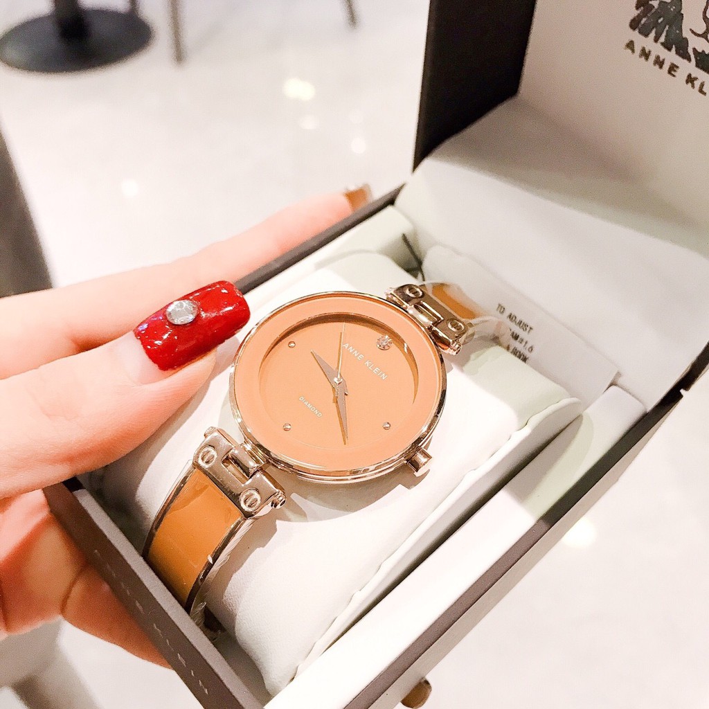 Đồng Hồ Anne Klein Nữ Màu Cánh Cam 28mm (Rose Gold)