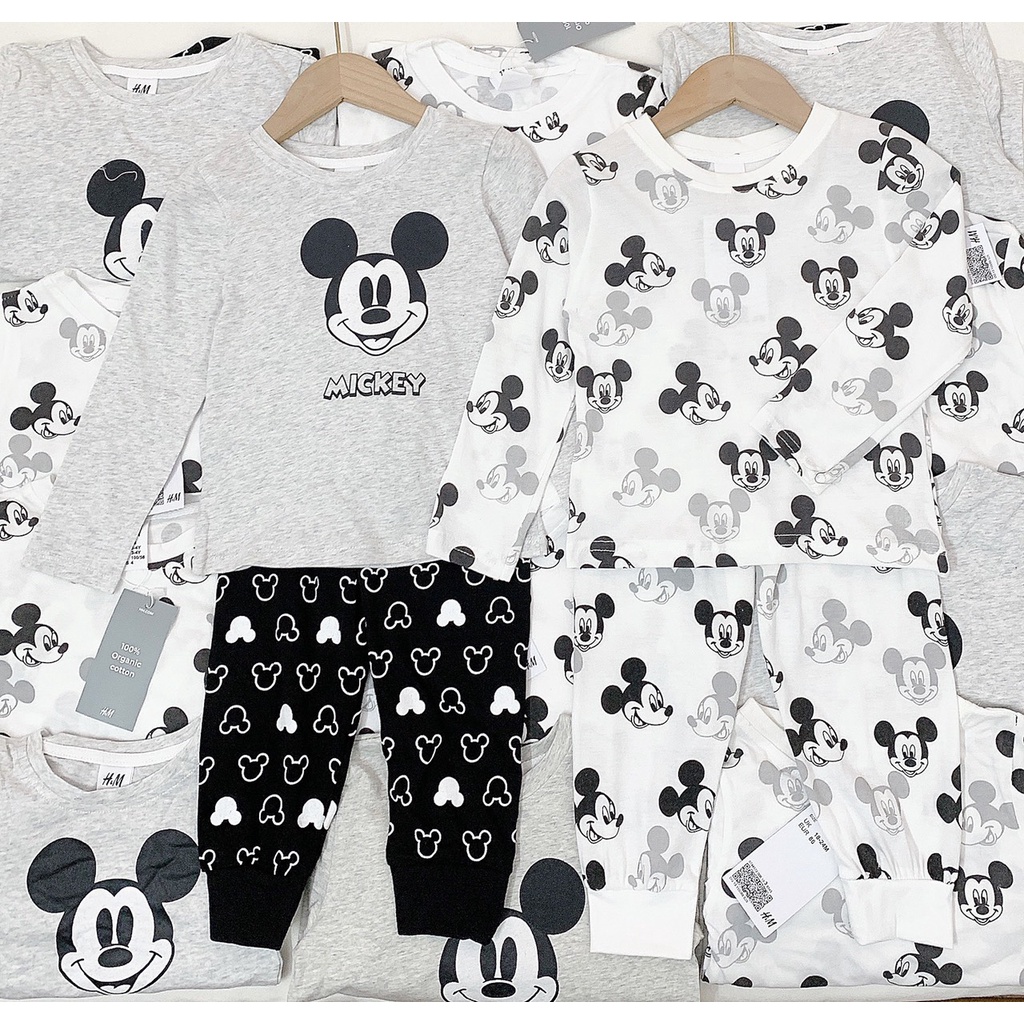 SET MICKEY TRẮNG XÁM
