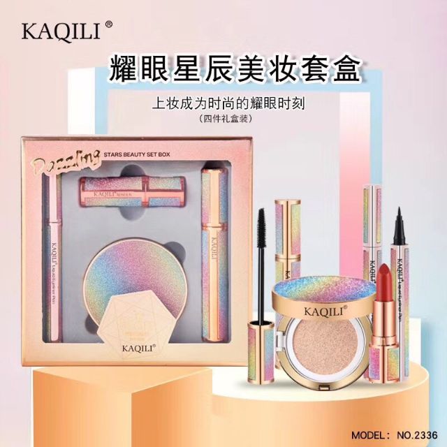 Set trang điểm 4 món kaqili giá sỉ | BigBuy360 - bigbuy360.vn