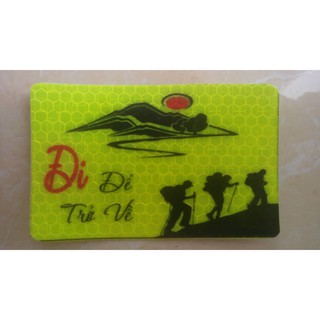 logo phượt , tem phượt , logo phản quang , tem xe