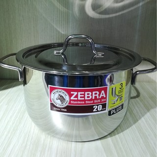 Nồi inox zebra extreme infinity 3 đáy nắp phẳng 20cm - mã 162287