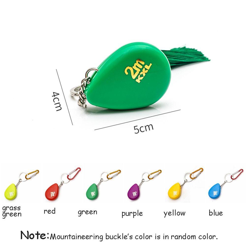 1 Thước Đo Lường Mini Bằng Thép Không Gỉ Mềm Mại Có Móc Khóa