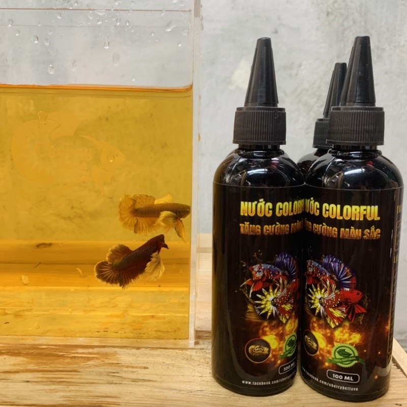 🍂 Colorful  🍂 Nước thay thế lá bàng, muối hột cho cá Betta