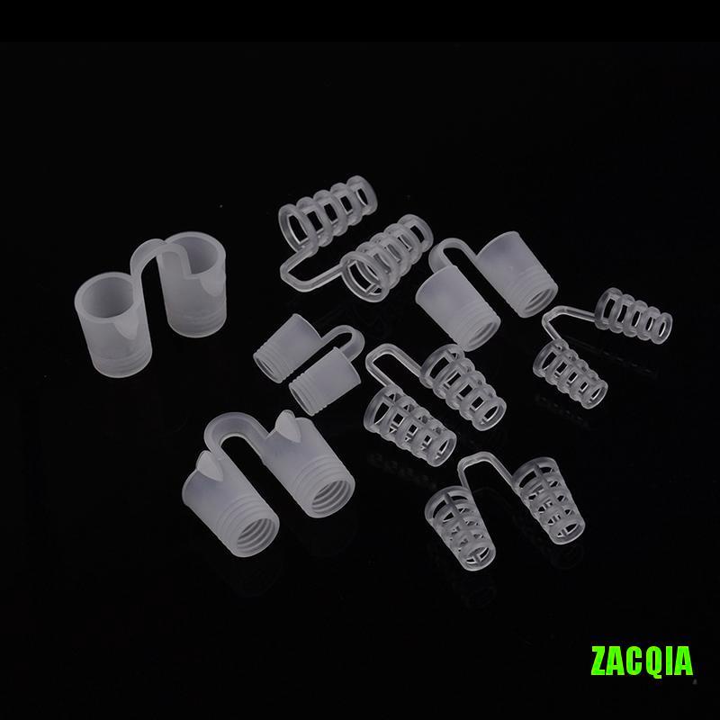 Set 8 dụng cụ kẹp mũi cải thiện tình trạng ngáy ngủ chuyên dụng có hộp đựng GGF