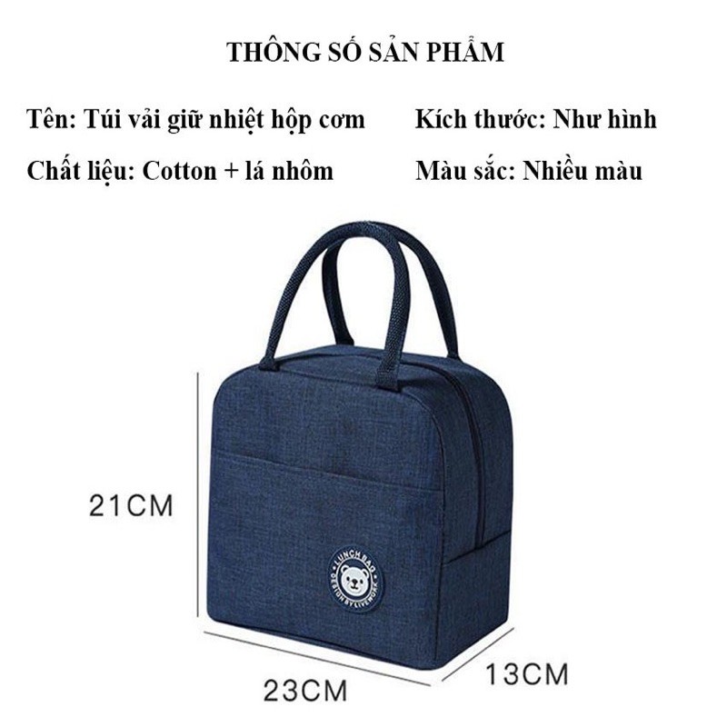 TÚI GIỮ NHIỆT MUST HAVE MÃ 03 CHO CHỊ EM VĂN PHÒNG, MẸ BỈM SỮA TIỆN LỢI