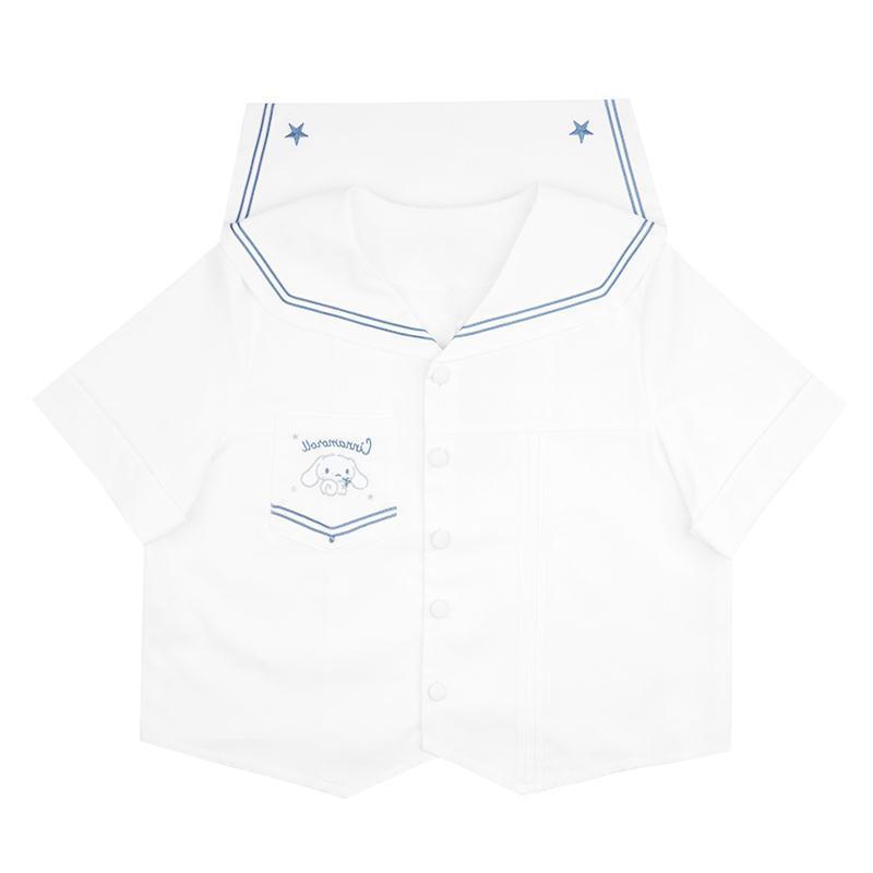 My Melody Kawaii Cinnamoroll Bộ Đồng Phục Học Sinh Nhật Bản Gồm Áo Crop Top Tay Ngắn Và Chân Váy Ngắn Dễ Thương Dành Cho Nữ
