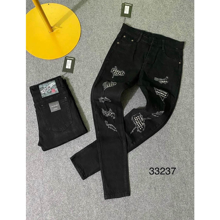 FREE SHIP  Quần Jeans nam cao cấp khoá lệch DSQ_Quần côn nam mới nhất