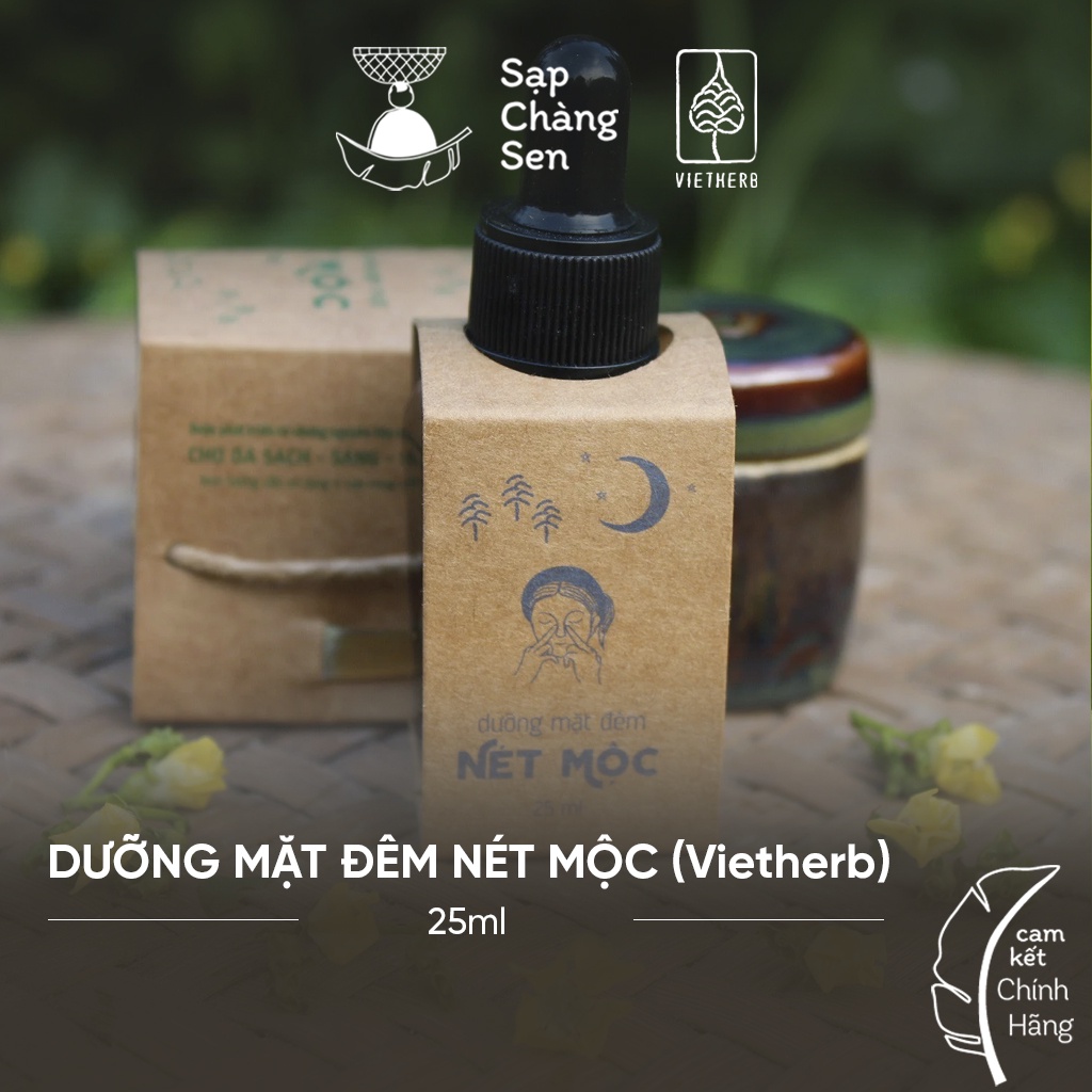 Dưỡng mặt đêm Nét Mộc (Vietherb) - 25ml