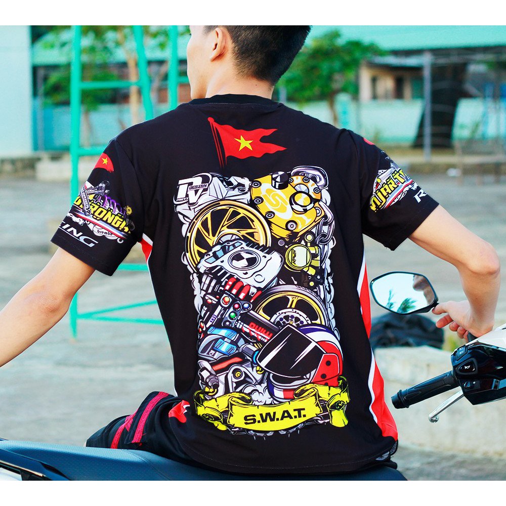 Áo Thun Nam Racing Boy Chibi Thấm Hút Mồ Hôi | Shopee Việt Nam