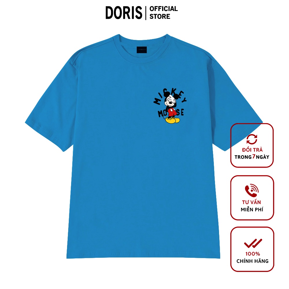 [Mã DORRT8250 giảm 250k] Áo thun basic MICKEY UOA co giãn 4 chiều basic ngắn tay chất liệu cotton 100%