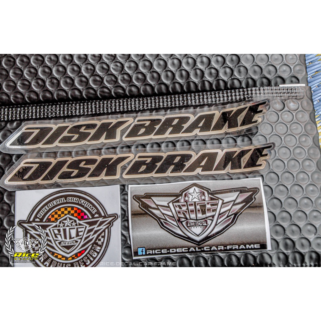 Tem Dán Phuộc Disk Brake - Rc Editon