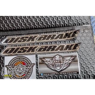 Tem Dán Phuộc Disk Brake - Rc Editon ( Ghép Chữ Crom Chất lượng )