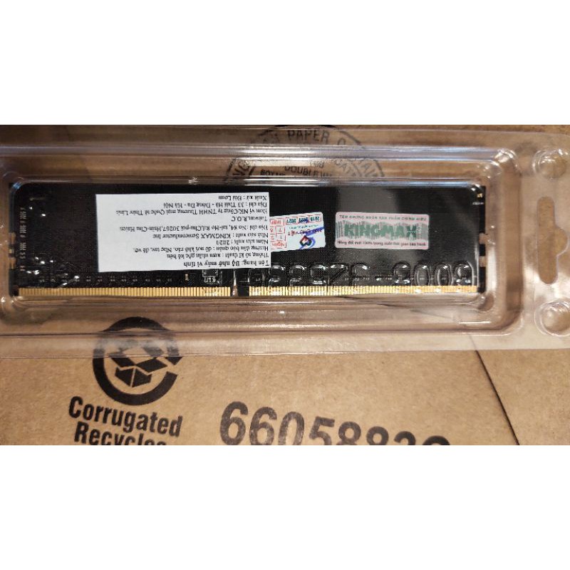 RAM Kingmax ddr4 4gb buss 2666 chính hãng thủy linh