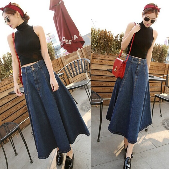 Chân váy jean dài Quãng Châu | BigBuy360 - bigbuy360.vn