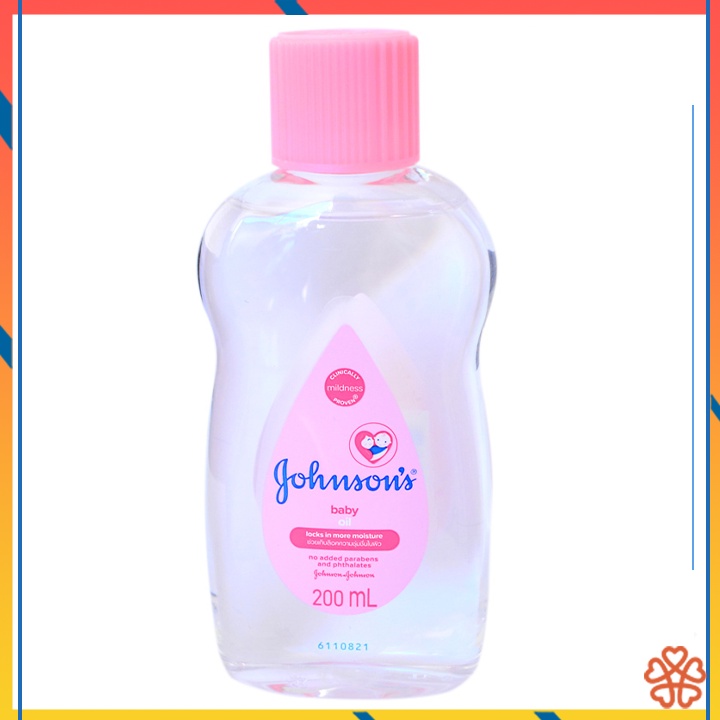 Dầu massage và dưỡng ẩm oil Johnson's baby 200ml