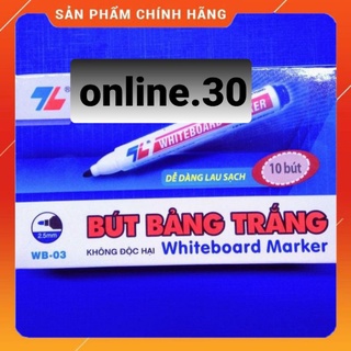 Combo 10 cây bút Dạ bảng trắng xanh, đỏ,đen wB 03