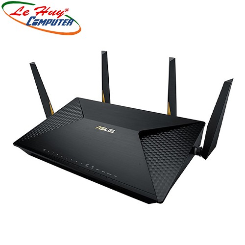 Router Wifi 4 Ăng-Ten Băng Tần Kép Chuẩn Asus BRT-AC828 AC-2600 (1734Mbps) - Hàng Chính Hãng