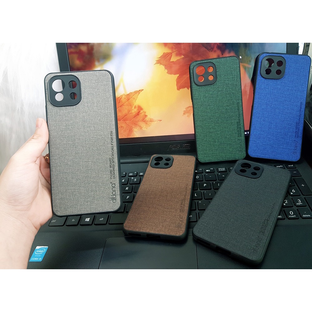 Ốp lưng Xiaomi Mi 11 Lite dẻo vải.