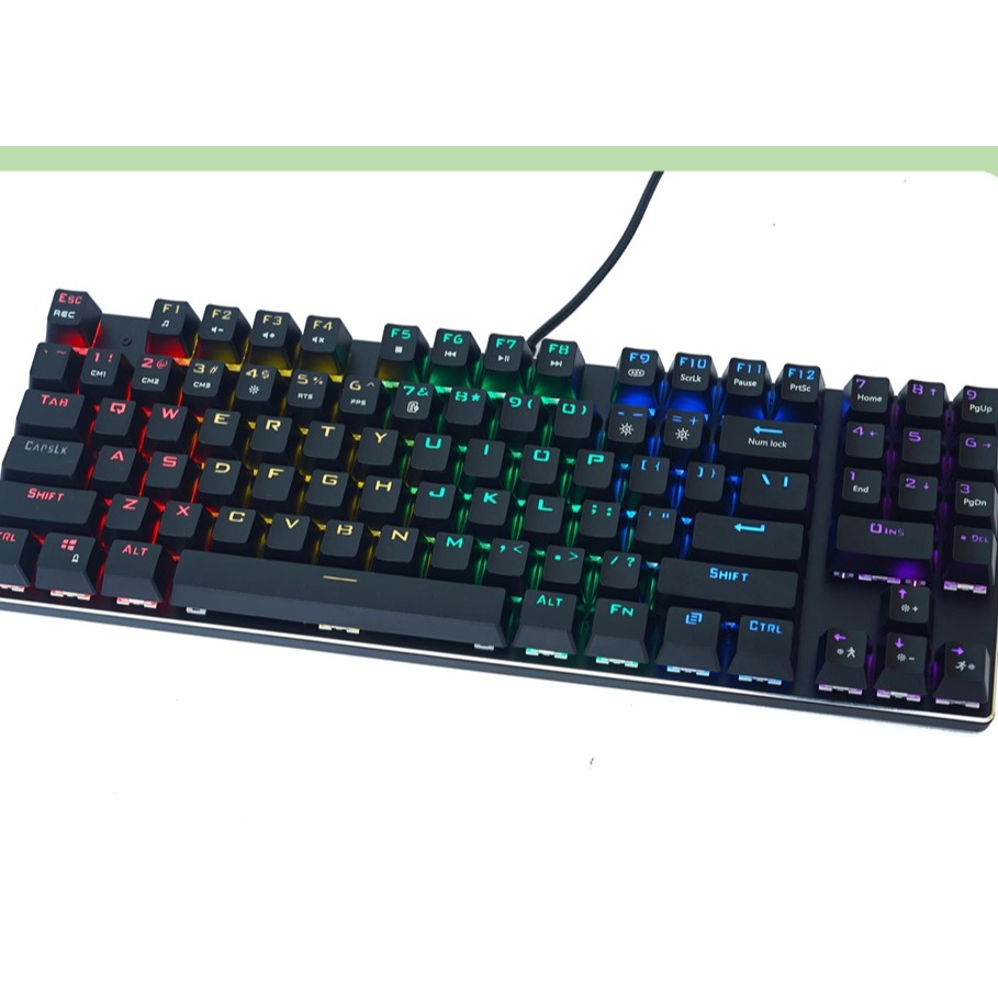 Bàn phím cơ Zero metoo z56 led rainbow (TKL có numblock)