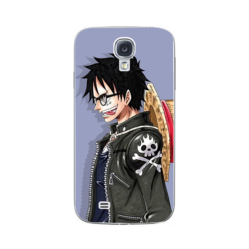 Fashion One Piece Cartoon Case For Samsung Galaxy S4 I9500 I9505 S 4 Mini i9190 S4 Active i9295 Cover Luffy Roronoa Zoro Soft Shell