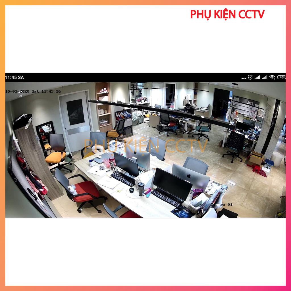 Trọn  Bộ Camera 5/6/7/8 Mắt 5Mp Hikvision Chính Hãng (FULL PHỤ KIỆN LẮP ĐẶT), Ổ Cứng Tùy Chọn