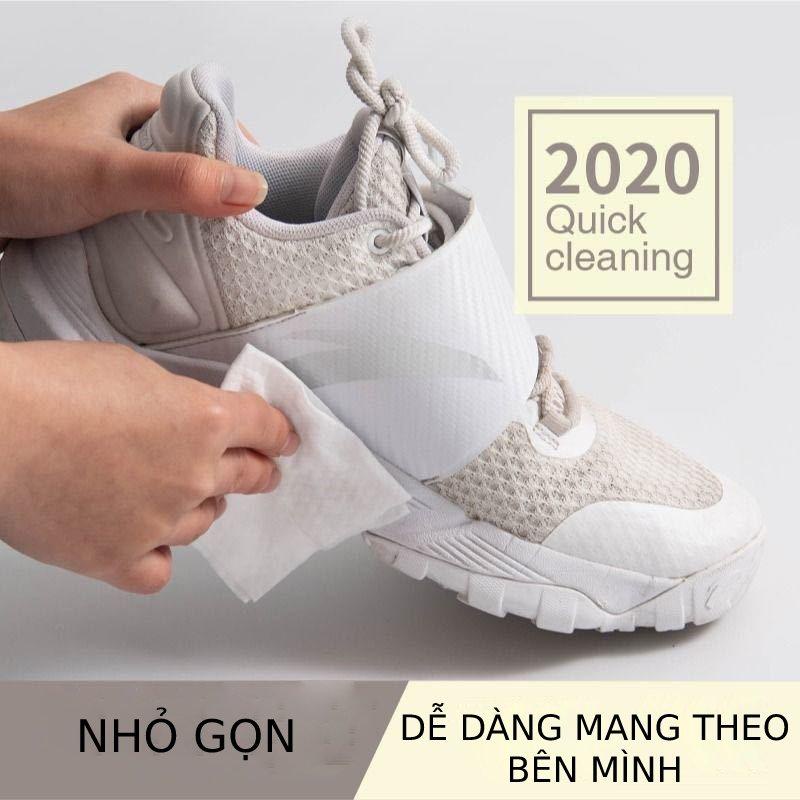Khăn Giấy Lau Giày Sneaker Siêu Sạch