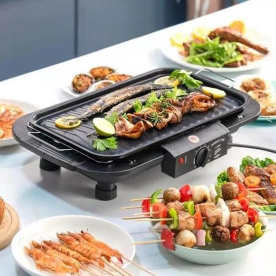 BẾP NƯỚNG ĐIỆN KHÔNG KHÓI CAO CẤP BBQ 2000W BYH6 - Hàng loại 1, thích hợp cho gia đình, tiện lợi !