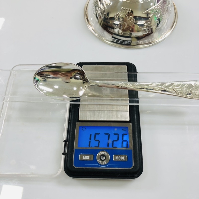 Bộ bát đũa thìa bạc thật 100%