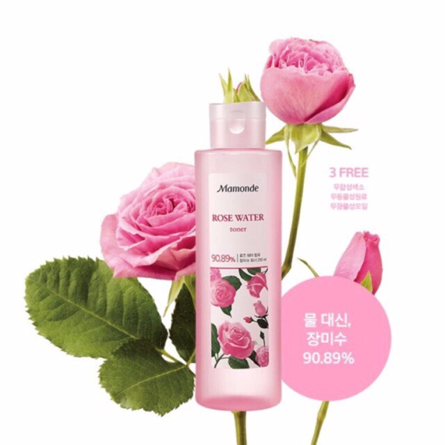 Nước Hoa Hồng Mamonde Rose Water Toner 250ml