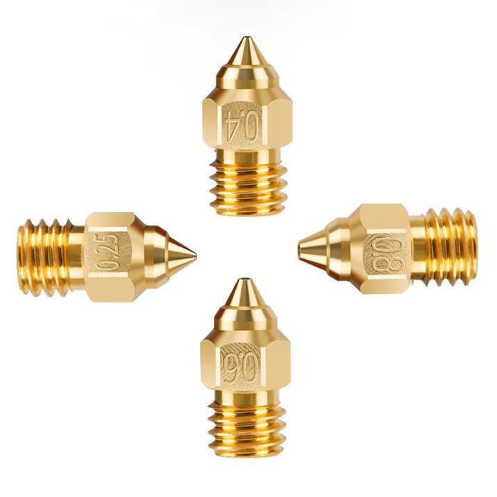 Đầu in 3D CR6 SE mũi in cao cấp tương thích máy In 3D Creality CR-6 SE, Ender 3 v2, Cr10 ,... 3D Printer Nozzle