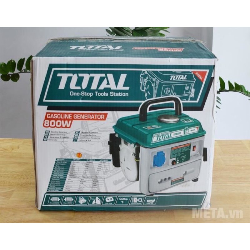 Máy phát điện TOTAL 800W DÙNG XĂNG PHA NHỚT