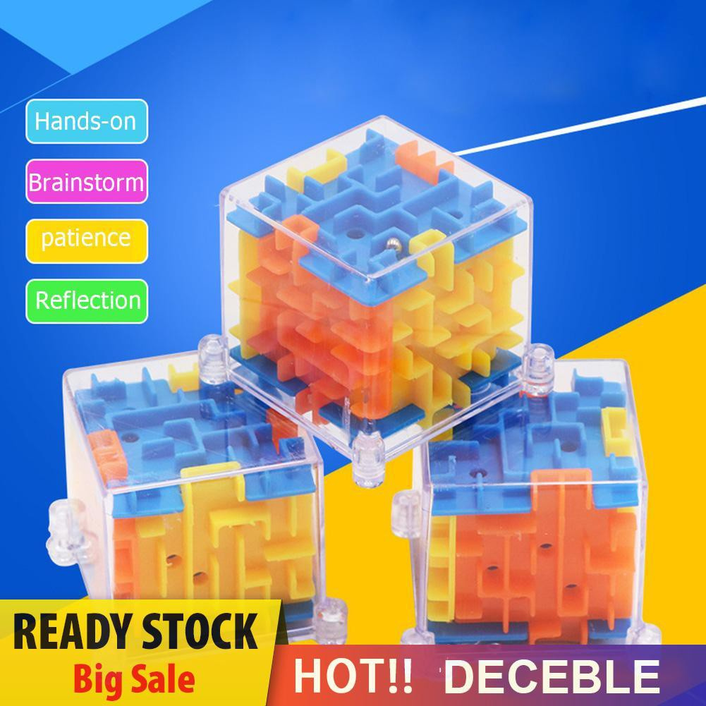 Pop It Fidget Đồ chơi 3D Maze Magic Cube Đồ chơi Labyrinth Rolling Puzzle Game Kid Educational Đồ chơis