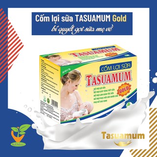 Cốm lợi sữa TASUAMUM Gold (Hộp 20 túi, 40 túi) [Tasuamom, tasumum, tasumom]