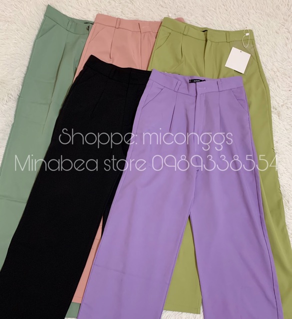 Quần culottes suông dáng dài đủ màu(có ảnh thật)