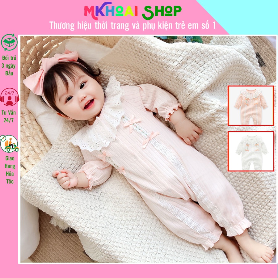 Hàng chính hãng Set body suit cho bé sơ sinh đầy tháng thôi nôi Giá rẻ