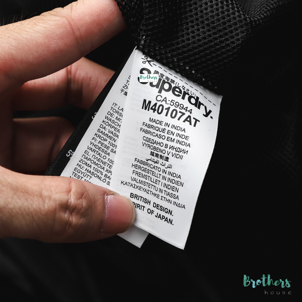 Áo khoác gió Super.dry chất dù vải hãng mặc được quanh năm rất đã