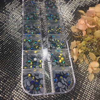 Đá chân keo mix size chia khay gắn móng