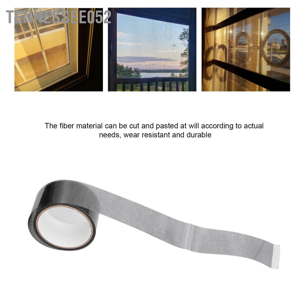 Tennessee052 Băng keo sửa chữa màn hình 50mmx2m lưới chống muỗi Thay thế cho việc Gạc