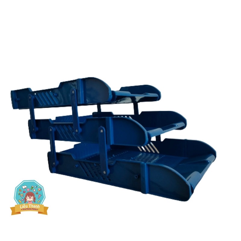 Khay nhựa 3 tầng trượt , trụ DT3005