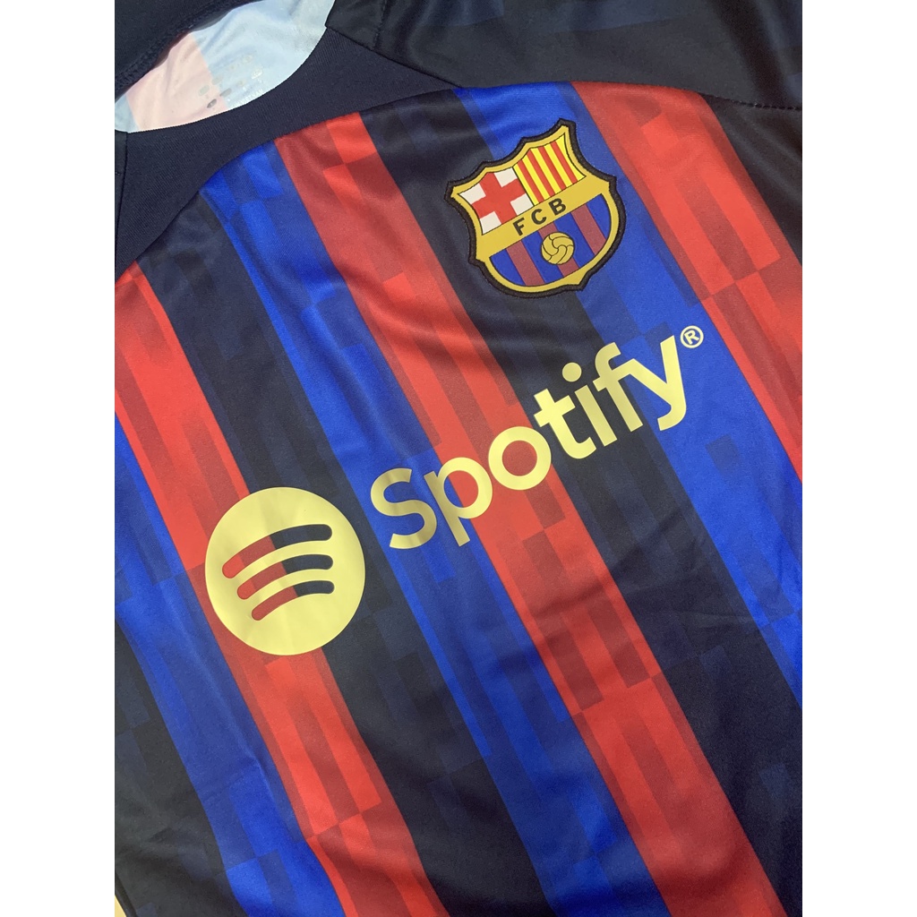 Quần Áo Bóng Đá Clb Barcelona 22-23, Bộ Quần Áo Đá Banh Barcelona Chất Vải Thái Cao Cấp Thoáng Mát Chuẩn Thi Đấu Đá Bóng