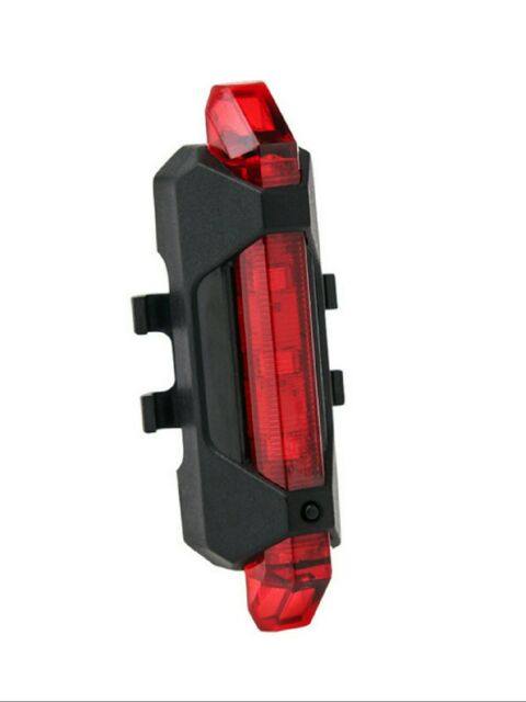 Đèn hậu xe đạp LED cảnh báo sáng đỏ sạc USB NQY