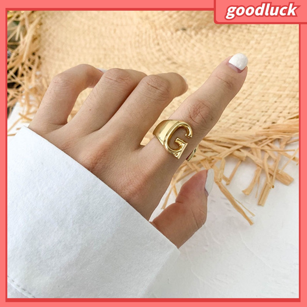 Nhẫn Hở Hình 26 Chữ Cái Cho Nữ