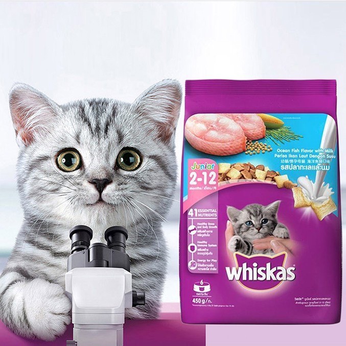 [Mã PET50K giảm Giảm 10% - Tối đa 50K đơn từ 250K] [ 1,1kg zin ] Hạt Whiskas Junior cho mèo con