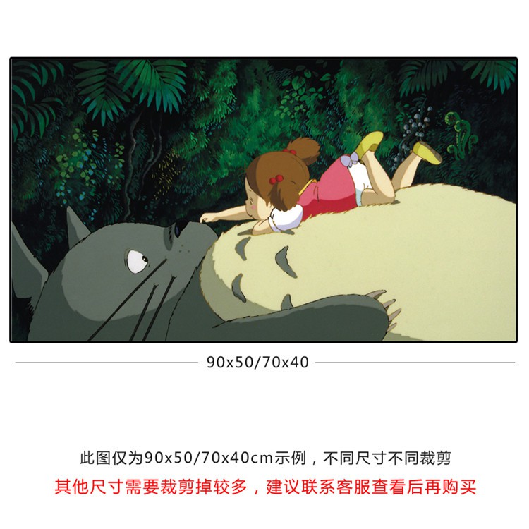 Tấm Lót Chuột Chơi game Hai Chiều In Hình totoro hayao miyazaki