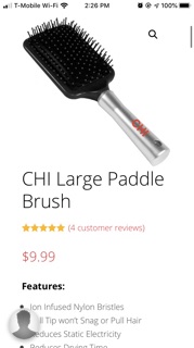 Lược Gỡ Rối Tạo Kiểu CHI Paddle Brush